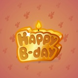 B-Day Candle #84