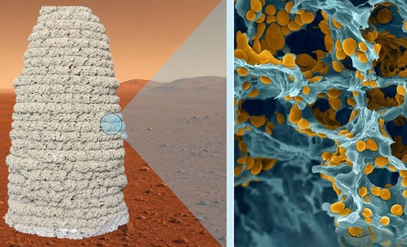 Production of living preservatives; The key to building on Mars