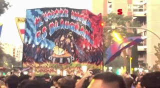 הסלוגן של אוהדי ברצלונה נגד ריאל מדריד: "הגיהנום שלך הוא נואו קאמפ". ".
