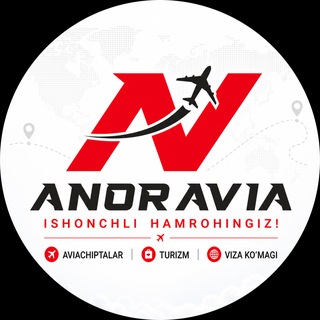 Telegram profile photo for AVIAKASSA | ANOR AVIA 24/7🇺🇿