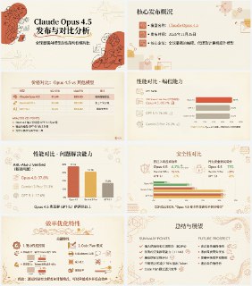 用 Nano Banana Pro 做了一套PPT来展示这次 Claude Opus 4.5 模型的具体更新信息顺便打磨了一套 Anthropic 风格的PPT生成提示词，你可以在NotebookLM 或者 Lovart里边使用NotebookLM 用的话只要风格描述部分，具体提示词为：帮我根据下面这个文章做一套中学生都能理解的中文PPT。先写1个PPT大纲，规划出每一页的PPT的内容。然后将每一页的PPT内容分别扔给Nana Banana pro生成对应页面的PPT，需要确保风格一致。PPT的具体风格应该