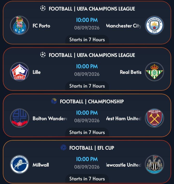 🚨 אל תפספסו את כל היום של ליגת האלופות, EFL CUP ופעולת האליפות, קבלו חדשות, צפו בשערים ודגשים בלעדית ב-PRE…