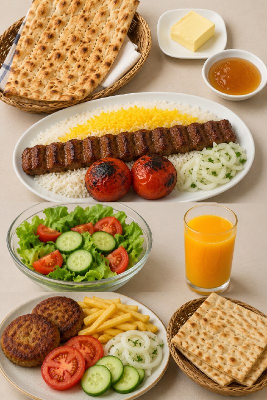 پیشگیری از همهگیری بیماریهای واگیردار: ❓فرض کنیم یک نفر در یک روز این غذاها را خورده باشد.به نظر شما در کل این روز حدوداً چند گرم فیبر دریافت کرده است؟پاسخ را