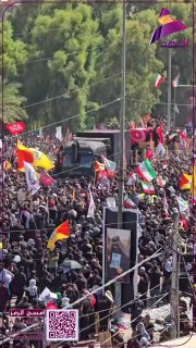 מסע לוויה המוני בנג'ף למנהיג שחוסל, סייד ח'אמנאי