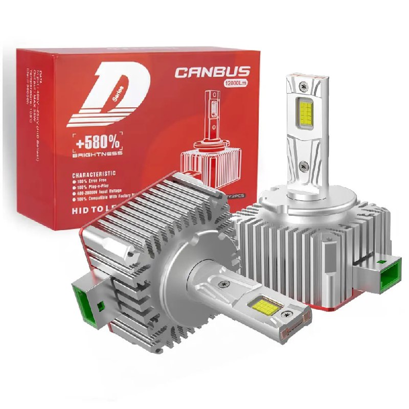 Plug and Play D1S D3S D2S светодиодный лампы для фар, замена оригинальных HID D4R D8S 70W Светодиодн 5