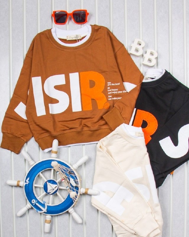 پخش بچگانه نی نی ناز👫: 💢بلوز تک یقه دورنگ چاپ ISIR💢🧶 پنبه دورس🧶#کد ۷۷۳۰۷۹4️⃣سایز ۴۰/۴۵/۵۰/۵۵💶قیمت ۵۷۶۰۰۰ تومان💶