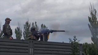 FP-1 strike drones maneuvering before hitting the Syzran oil refinery in Russia’s Samara region, likely complicating interception by air defenses.