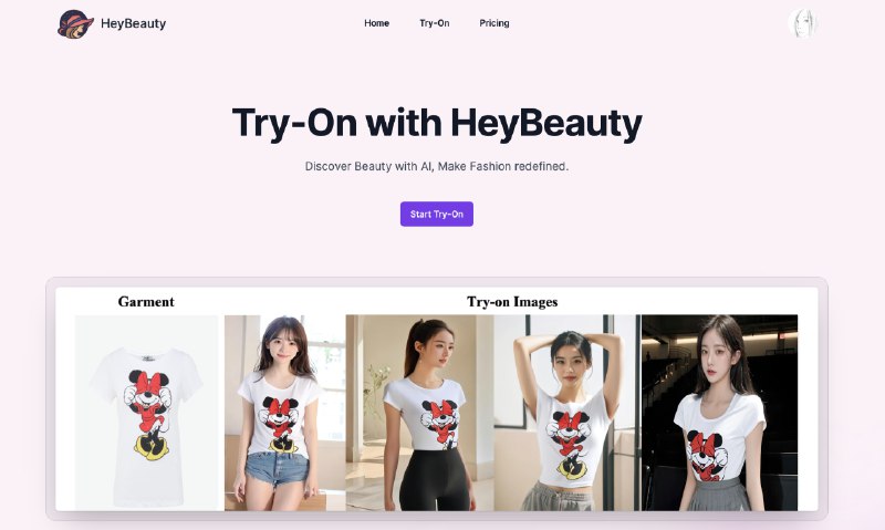 新产品 HeyBeauty 发布到 ProductHunt 了🎉，请大家帮忙投个票：