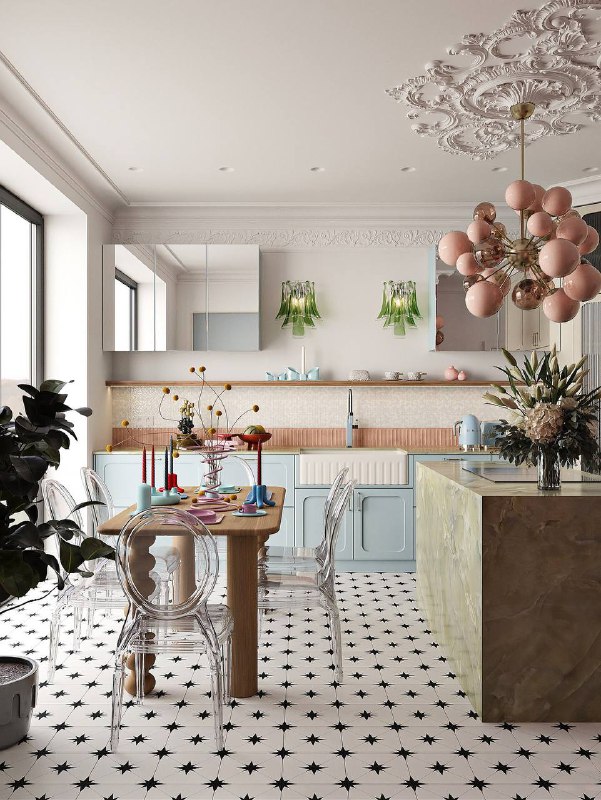 Этот проект квартиры называется Брызги шампанского . Как вам? Дизайн Студия Insha - изображение 3 - этот, проект, квартиры