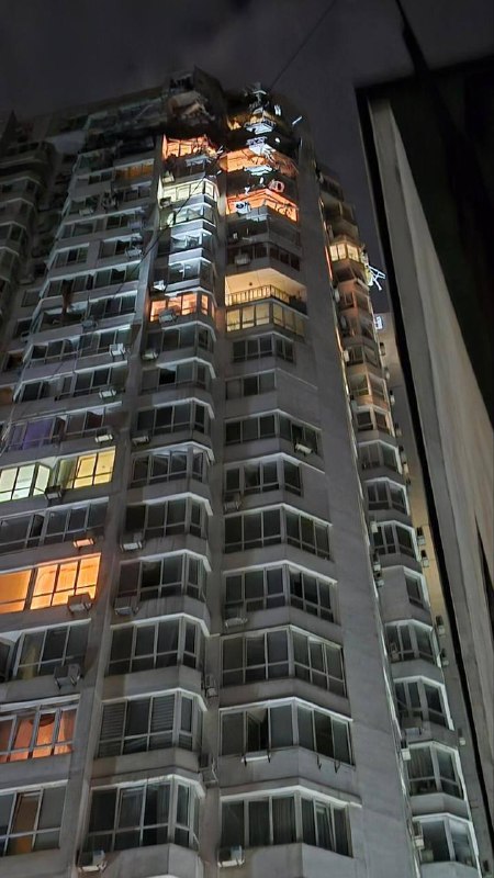 A Russian overnight attack on Odesa damaged a 24-story residential building, destroying apartments on several floors.