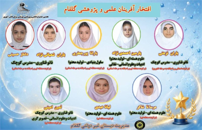 Dabestan golfam | دبستان گلفام: هر موفقیت، از یک مسیرِ تلاش و یادگیری آغاز میشود. 🤍👏👏👏👏👏⚜️مجموعه آموزشی گلفام⚜️@dabestangolfam