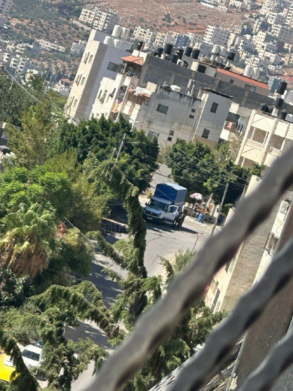 דחוף: צבא הכיבוש עוצר צעיר במהלך הפשיטה על הכפר עסכר אל-בלד, ממזרח לשכם, ברגעים אלו.