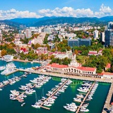 Логотип Работа у моря в Сочи! Проживание + питание🌴