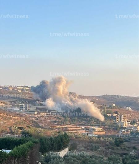 ️🇱🇧🇮🇱 תקיפה אווירית ישראלית כוונה לעיר חריס שבדרום לבנון.