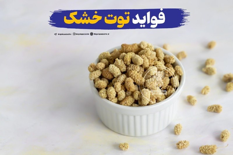 هیدج زیبا: فواید توت خشک!توت خشک منبع بسیار غنی از آهن و پروتین است و می ‌تواند در رفع کم‌خونی و نیز افزایش انرژی موردنیاز بدن، بدو