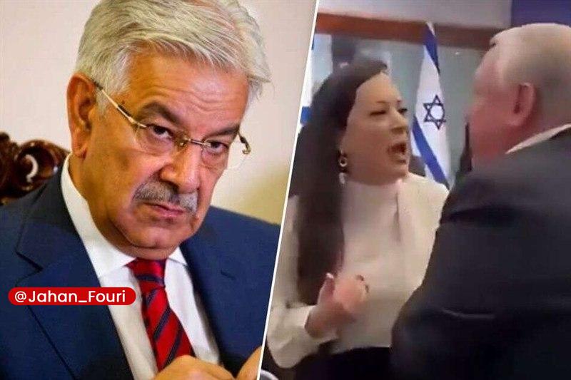جهان بینالملل فوری🌍: عصبانیت صهیونیستها از پست وزیر دفاع پاکستان در فضای مجازی🔹وزیردفاع پاکستان ویدئویی ساختهشده با هوش مصنوعی از زد وخورد