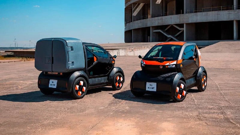 Renault выпустила миниатюрный электромобиль Mobilize Duo и версию Bento для курьеров.