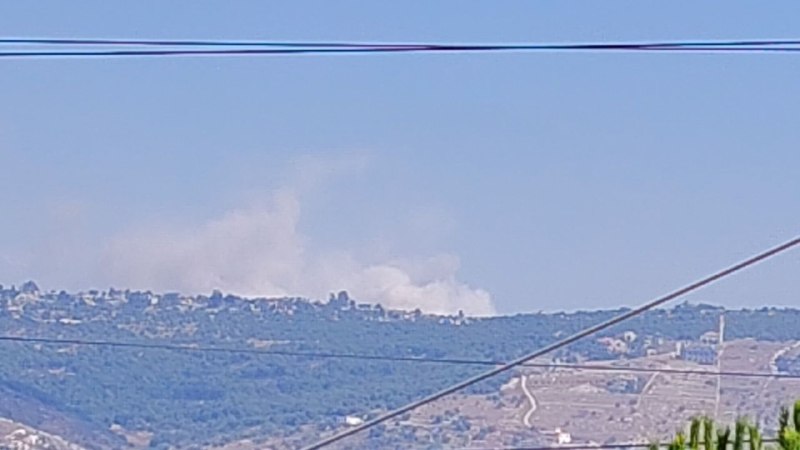 🏴האויב ביצע 3 הפצצות בעיר בינת ג'בייל