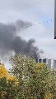 Thick smoke was reported rising in Chelyabinsk near the Chelyabinsk District Power Station, visible even from the city center. The cause of the smoke is currently unknown.