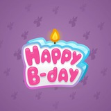 B-Day Candle #76