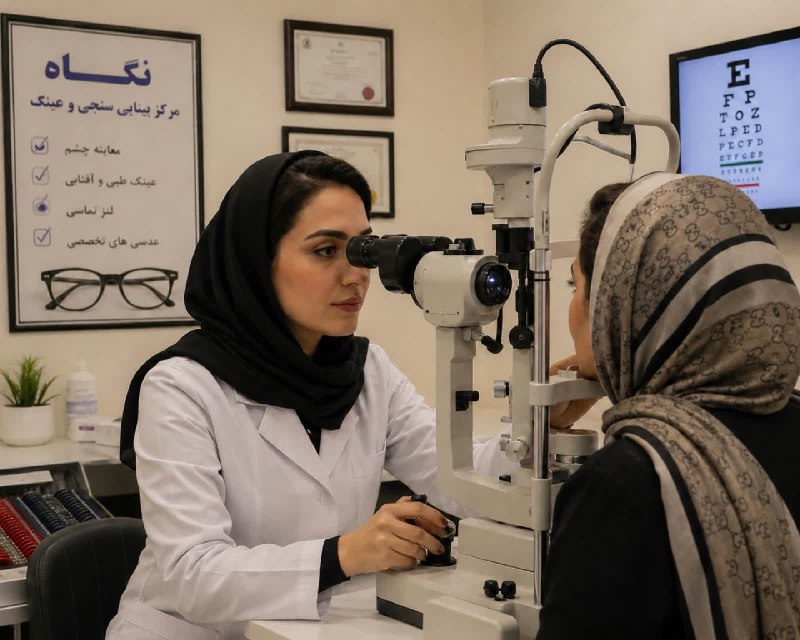 کانالِ دیوارِنایین_DivareNaein: 💠 مرکز تخصصی بینایی‌سنجی و عینک نگاه 💠👩‍⚕️ معاینه چشم توسط اپتومتریستسرکار خانم فاطمه طاهری(متخصص مرکز دیدآوران اصفهان)📅