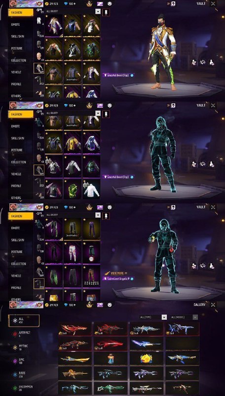 دنیای اکانت فری فایر freefire: 12. Gh