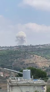 🚨סרטון המציג את ההפצצה הישראלית בעיירה קוננה
