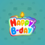 B-Day Candle #183