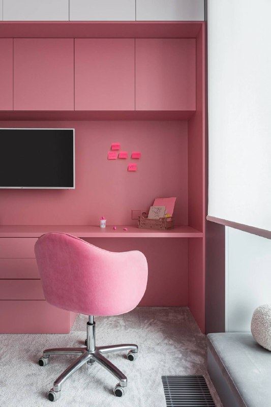 Квартира на 51-м этаже для семьи с ребенком. Этот проект - история о том, как строгая архитектурная графика, обволакивающая нежность фактур и перед... - изображение 9 - квартира, этаже, семьи