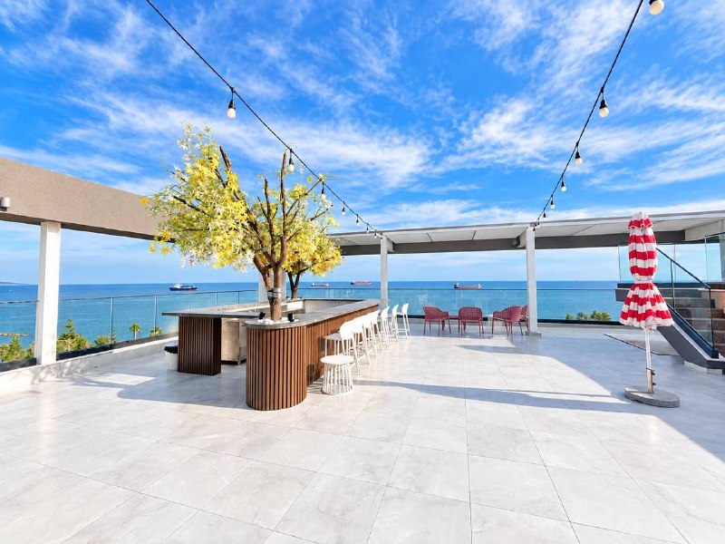 Brand new 3-bed furnished apartment with sea view in Molos photo 7