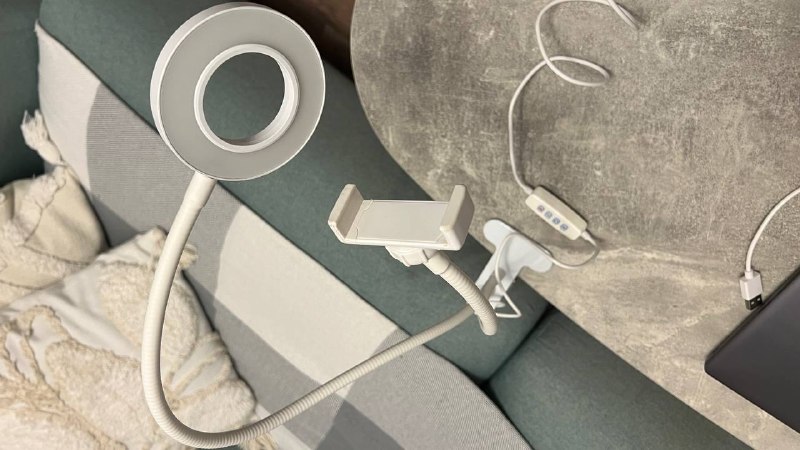 Кольцевая лампа с держателем