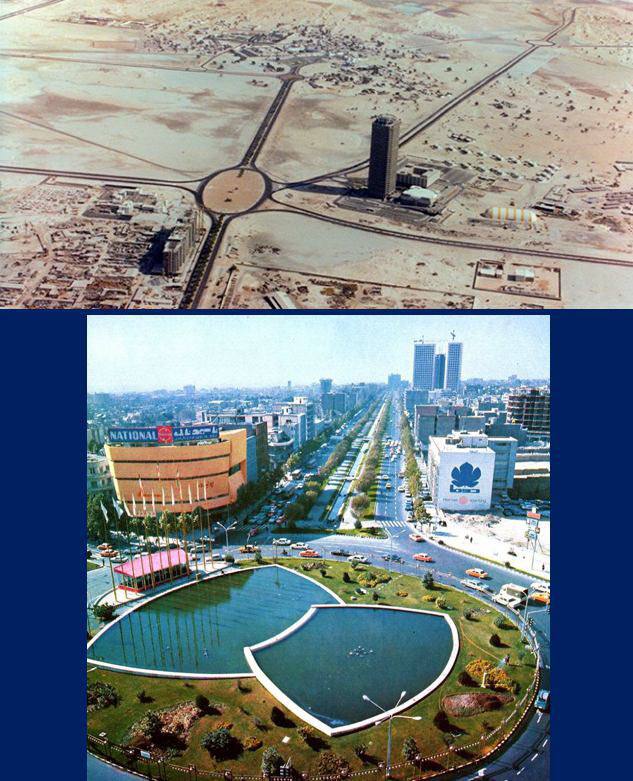 تهران رسا: 📸مقایسه جالبی بین دبی‌ و تهران در اواسط دههٔ ۵۰ @Tehranrasaa