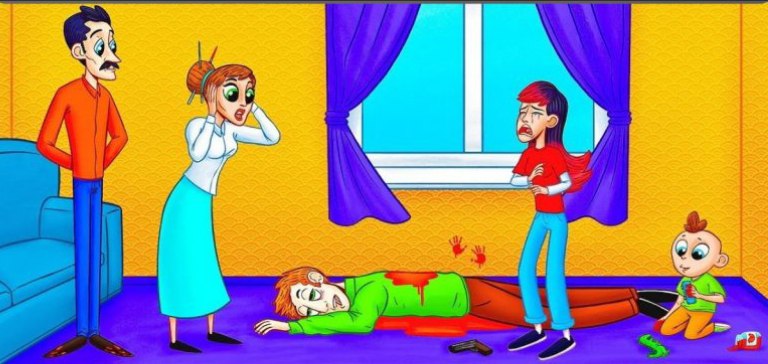 1000ترفند وایده ناب از همه چی(آشپزی وخانداری): #تست_هوش چه کسی قاتل است‼️ مشاهده جواب ➡️