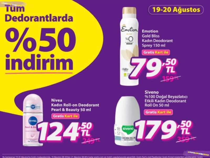 🌺 PariSan Turk Shop: 50 درصد تخفیف گراتیس روی انواع دئودورانت👈👈 لینکش اینجاست @ParisanTurkShop🌸 @PariSanTurkShop🌸 🌸 اجناس موجود تهران