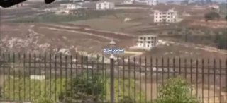 לבנון, פלישה ישראלית לקרבת בית הקברות של העיירה חדתא בסירוק כבד במקלעים.