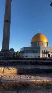 قناة القسطل تنشر صوراً لقبة الصخرة بالأقصى