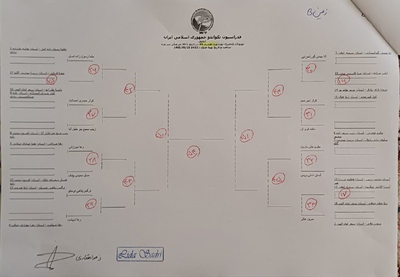 اخبار تکواندو استان اردبیل: جدول اوزان ( ۷ تا ۸ ) مسابقات نونهالان دختر استان ( سبز آبی ) جمعه ۳۰ مردادماه#روابط_عمومی_هیات_تکواندو_استان_اردبیل•┈••