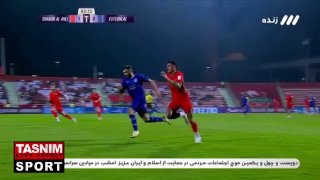 השער השני של שבאב אל-אהלי מול אסטגלאל אלווינה בדקה ה-84 שבאב אל אהלי 2 - 0 אסטגלאל