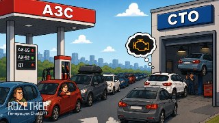 Бензинчика не найдётся?  За пару недель в России появилась пачка сервисов по отслеживанию остатков бензина до АЗС. А мы собрали их в одном материале.  Вот: rozetked.me/articles/47287