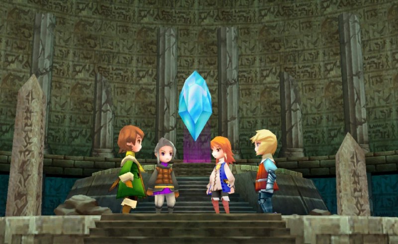 FinalFantasyPersian | فاینال فانتزی پرشین | KingdomHearts: طراحی برای ساخت فیگوردر فاینال فنتسی 3 (برخلاف نسخه‌ های قبلی) صورت شخصیت‌ ها رو از جلو میبینین، چون طراح ها میخواستن از
