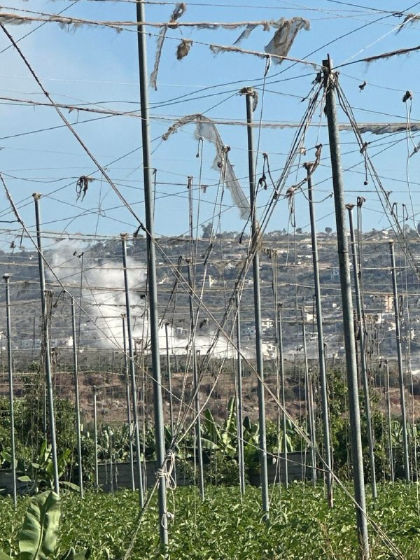 🚨הכיבוש ביצע מספר הפצצות בעיירה מנסורי