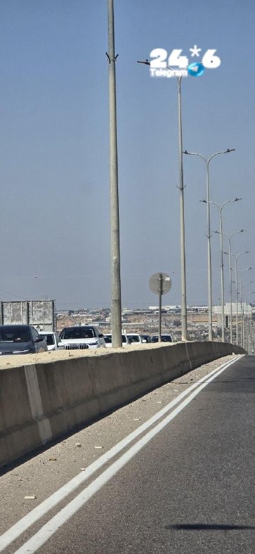 🇮🇱 צומת אריאל- מחסום משטרתי שהוסר כעת גרם לעומס מכיוון גיתי אבישר. הכביש נפתח.