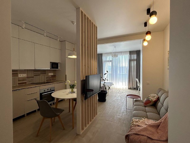 Продается квартира зонированая студия, 45м² с потрясающим панорамным видом на море и горы — фото 1