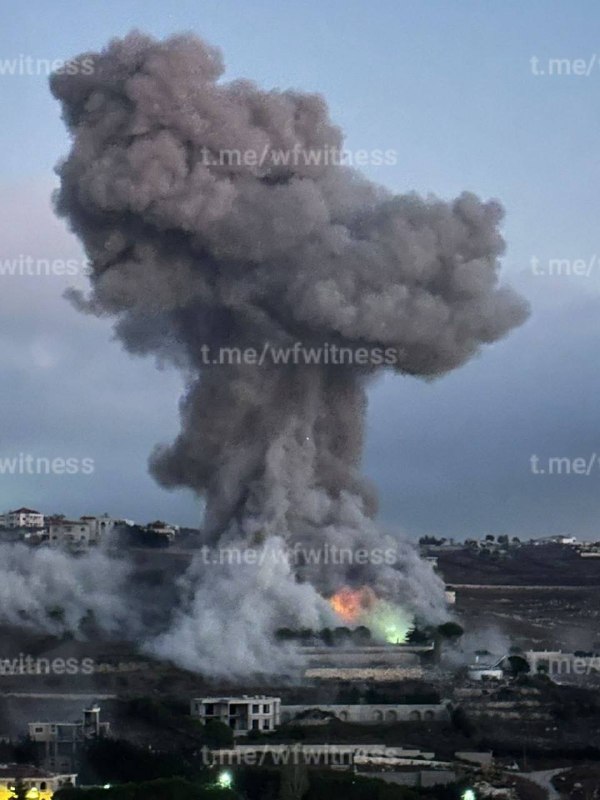 ️🇱🇧🇮🇱 פיצוץ ישראלי מכוון לעיר חדתא שבדרום לבנון.