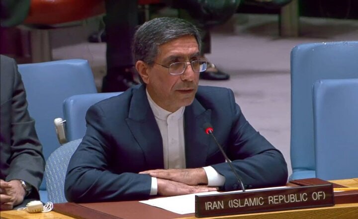 شبکه خبری العالم: ⭕️ نماینده ایران: تجاوز نظامی آمریکا و اسرائیل سیاسی‌کاری شورای امنیت را آشکار کرده است🔸غلامحسین درزی سفیر و معاون نماین