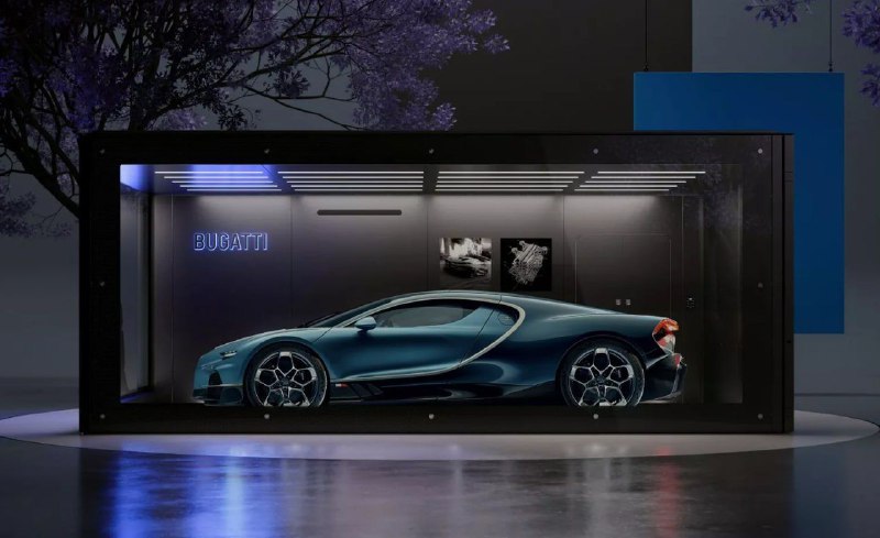 Bugatti представила роскошный гараж с климат-контролем и электрическими воротами 3