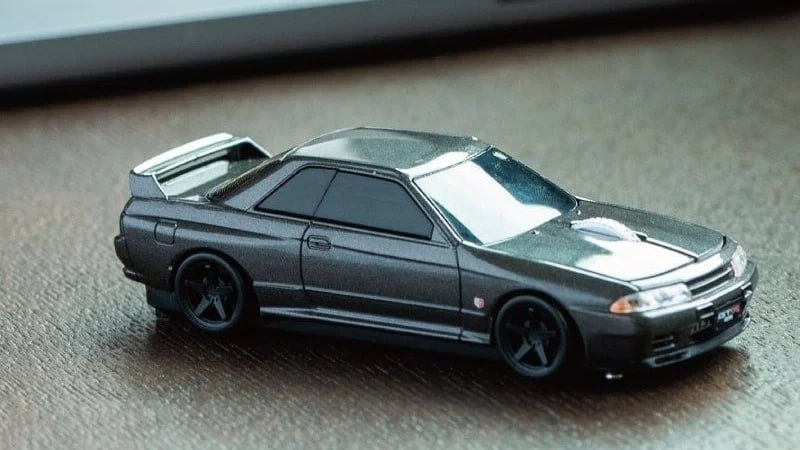 Японцы выпустили компьютерную мышку в виде легендарного Nissan Skyline GT-R R32. 3