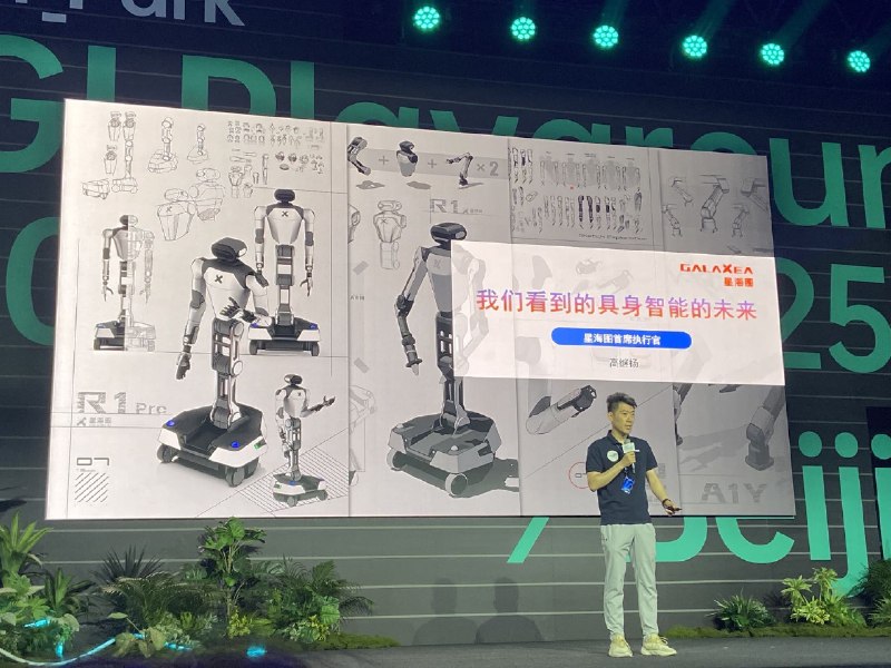 #AGI Playground 2025笔记 📝🤖 星海图CEO分享【具身智能的未来展望】1️⃣ 具身智能是不能有短板的游戏2️⃣ 具身智能的瓶颈是在正确的本体上获取正确的数据3️⃣ 具身基础模型应坚持端到端和真机数据为主4️⃣ 具身智能应用生态繁荣的核心是开发者生态的繁荣➡️ 具身智能的下半场：2026年将开启具身智能的应用元年#AGI Playground 2025笔记 📝🤖 星海图CEO分享【具身智能的未来展望】1️⃣ 具身智能是不能有短板的游戏2️⃣ 具身智能的瓶颈是在正确的本体上获取正确的数据3️⃣ 具身基础模型应坚持端到端和真机数据为主4️⃣ 具身智能应用生态繁荣的核心是开发者生态的繁荣➡️ 具身智能的下半场：2026年将开启具身智能的应用元年