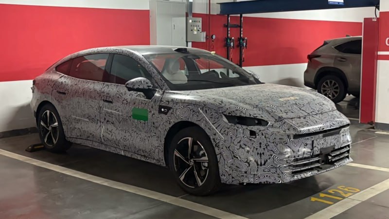 Новый электрокар MG засветился на тестах 2