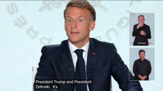 French President Macron on Russia: